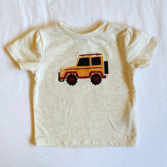 pekkle embroidered jeep t-shirt 6 months baby boy - Picture 1 of 5